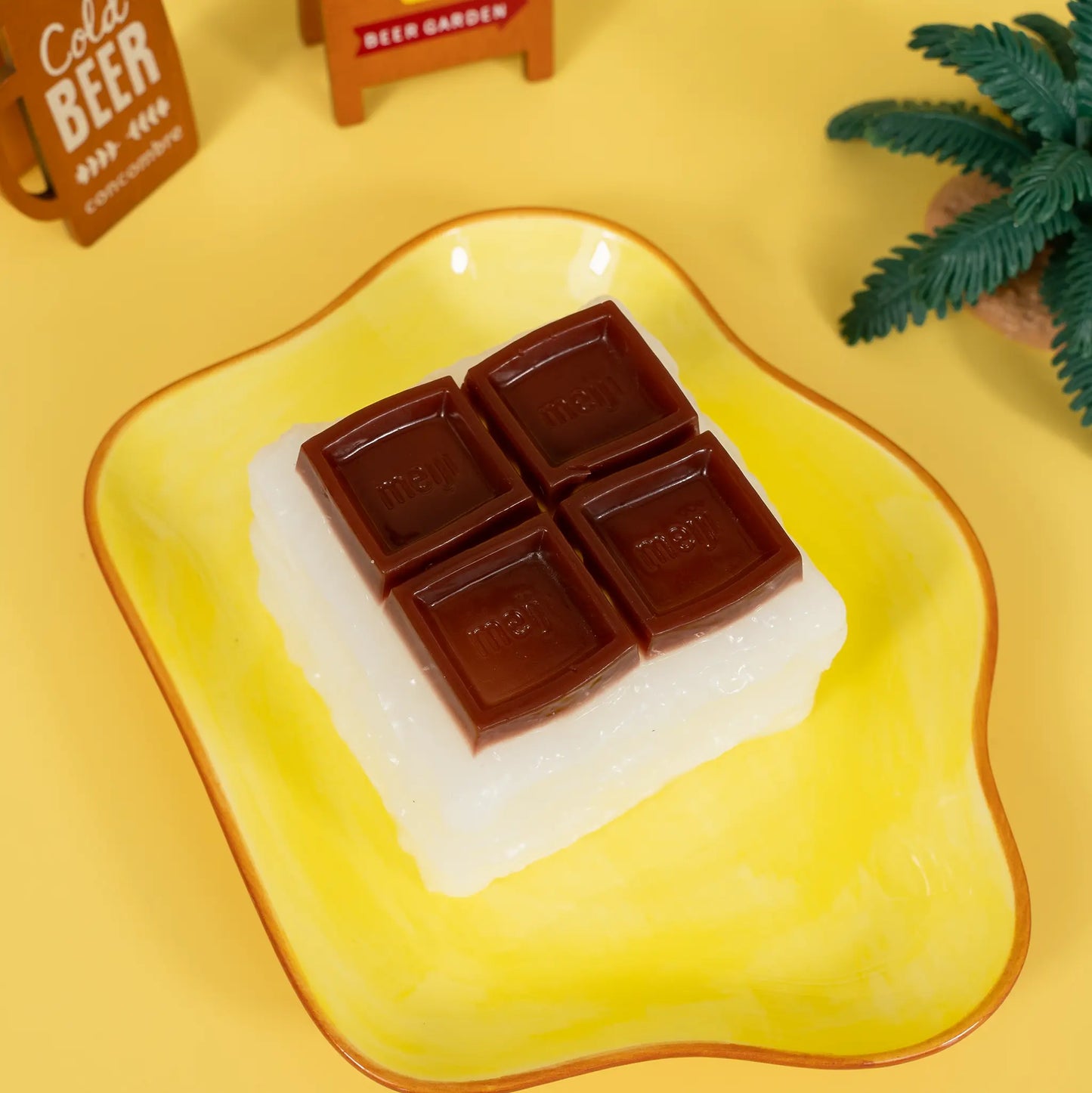 150G Thick Cheese Chocolate Taba Squishy