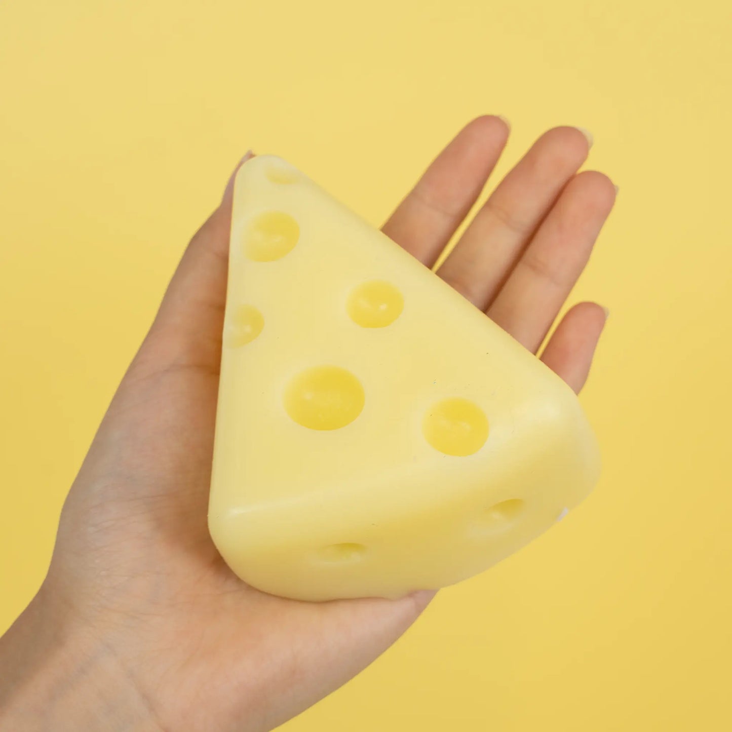 175G Triangular Cartoon Cheese Taba Squishy