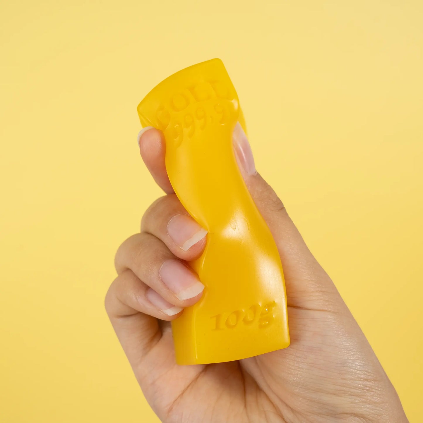 50G Small Gold Brick Taba Squishy