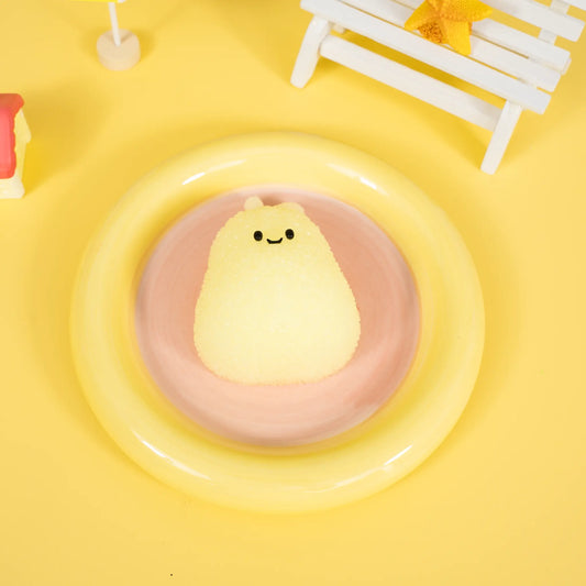 80G Smiling Plush Pear Taba Squishy