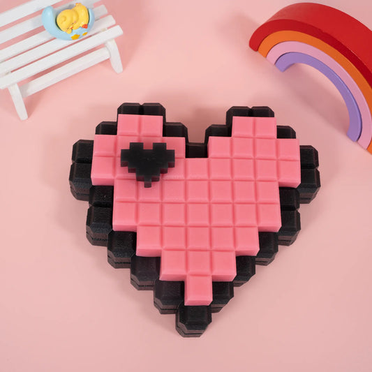 830G Parisian Pixel Heart Taba Squishy