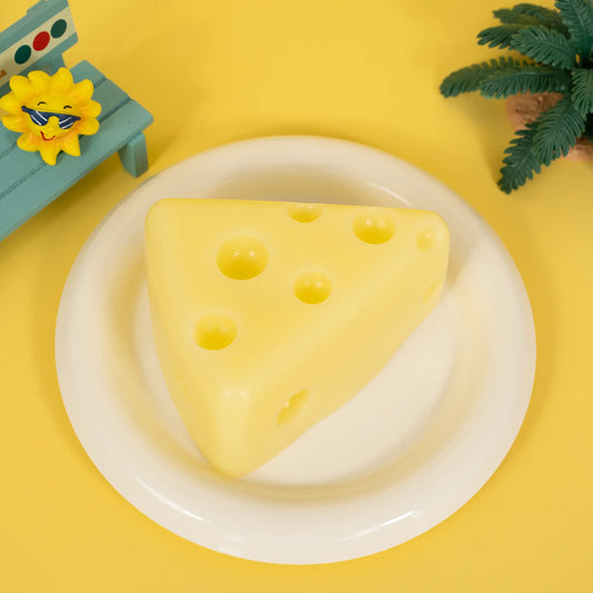 175G Triangular Cartoon Cheese Taba Squishy