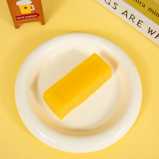 50G Small Gold Brick Taba Squishy